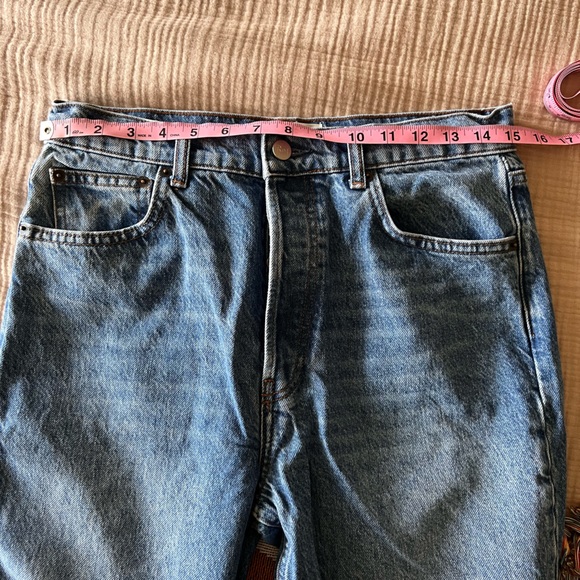 Reformation Cynthia High Rise Straight Cropped Jeans - Picture 5 of 12